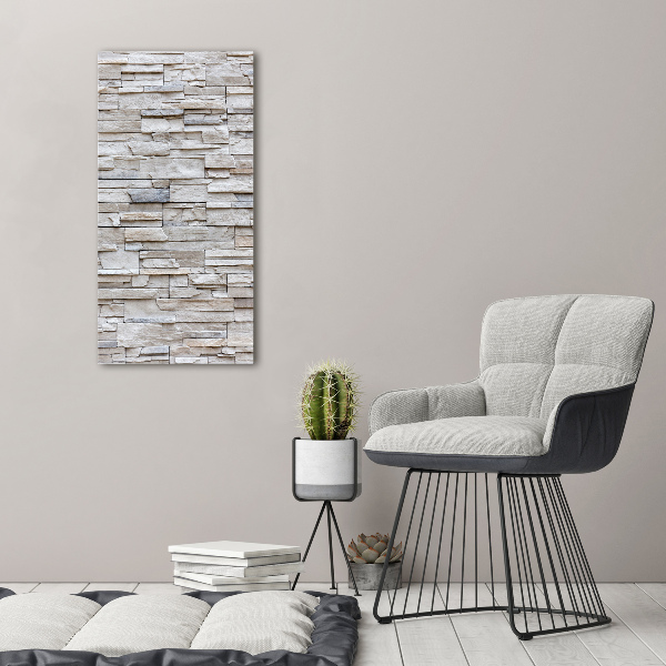 Canvas wall art Stone wall