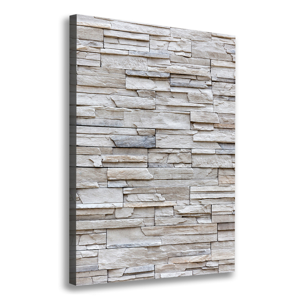 Canvas wall art Stone wall