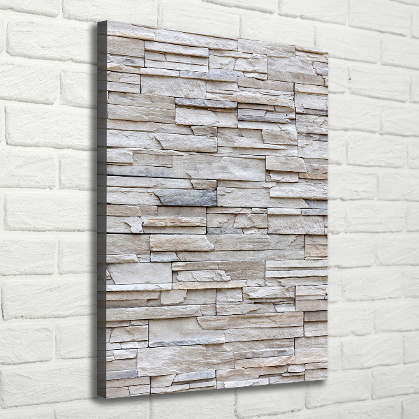 Canvas wall art Stone wall