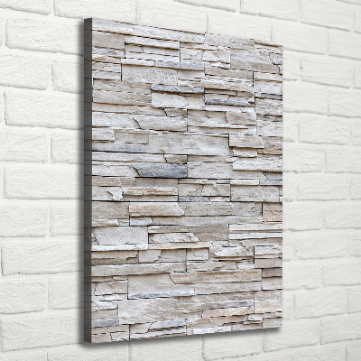 Canvas wall art Stone wall