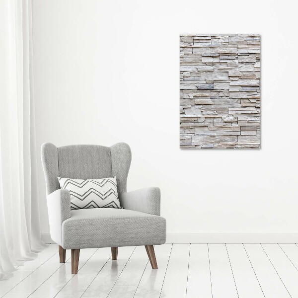 Canvas wall art Stone wall