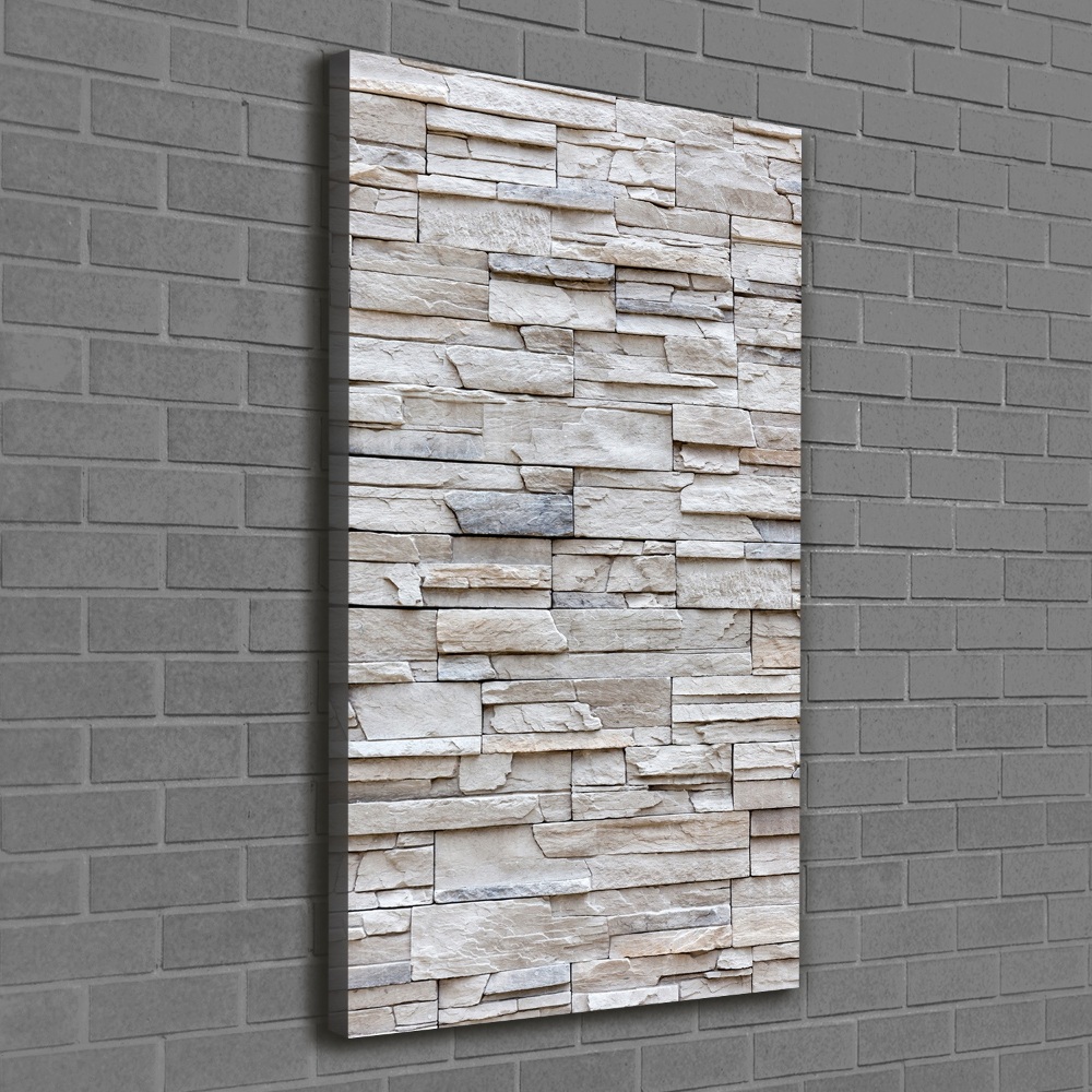 Canvas wall art Stone wall