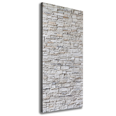 Canvas wall art Stone wall