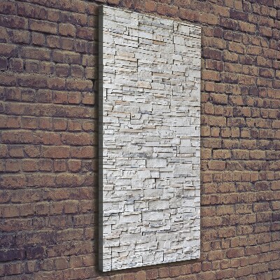 Canvas wall art Stone wall