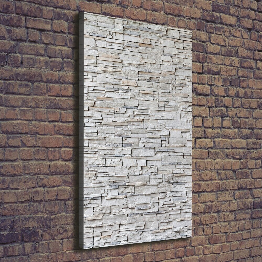 Canvas wall art Stone wall