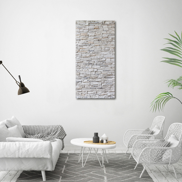 Canvas wall art Stone wall