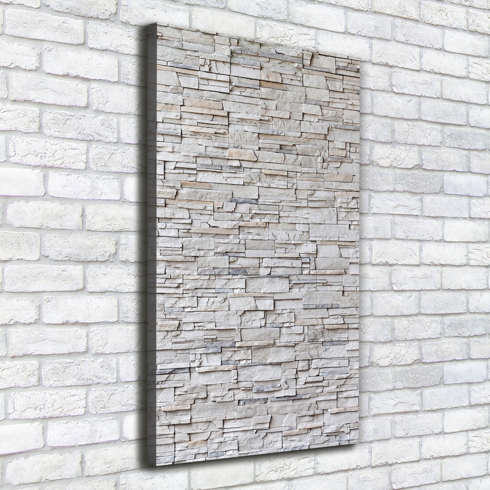 Canvas wall art Stone wall