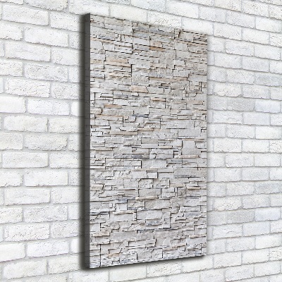 Canvas wall art Stone wall