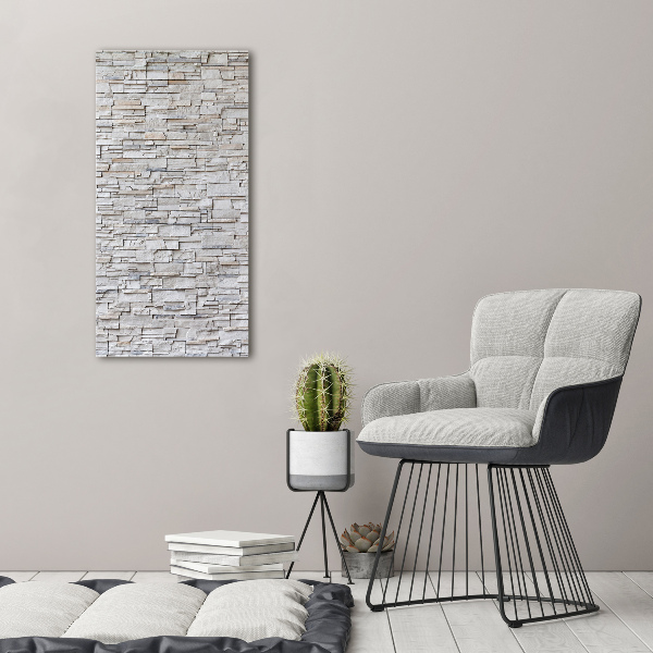 Canvas wall art Stone wall