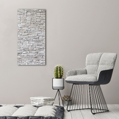 Canvas wall art Stone wall