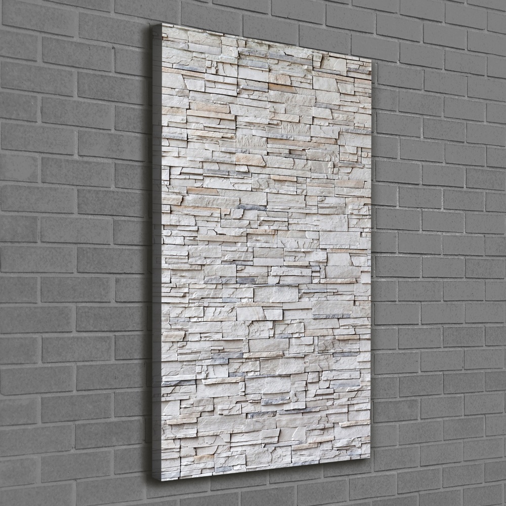 Canvas wall art Stone wall