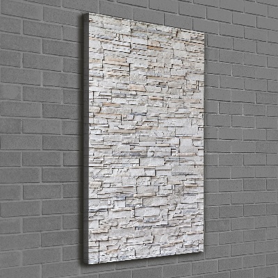 Canvas wall art Stone wall