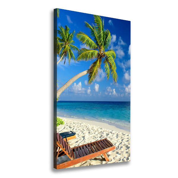 Canvas wall art Tropical beach