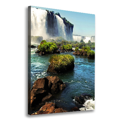 Canvas wall art Igaz waterfall