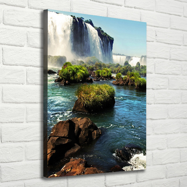 Canvas wall art Igaz waterfall