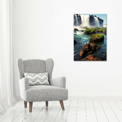 Canvas wall art Igaz waterfall