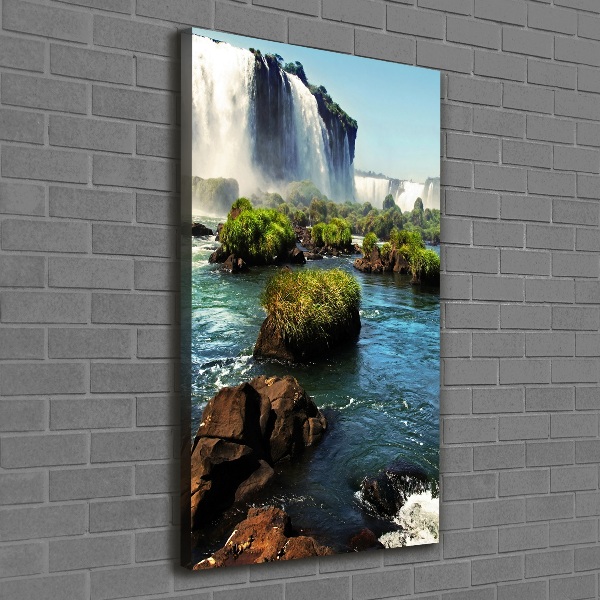 Canvas wall art Igaz waterfall