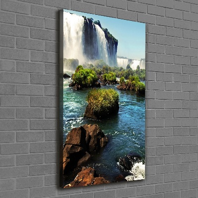 Canvas wall art Igaz waterfall