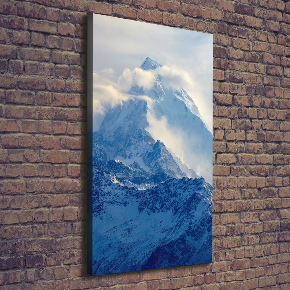 Canvas wall art Top of the mountain