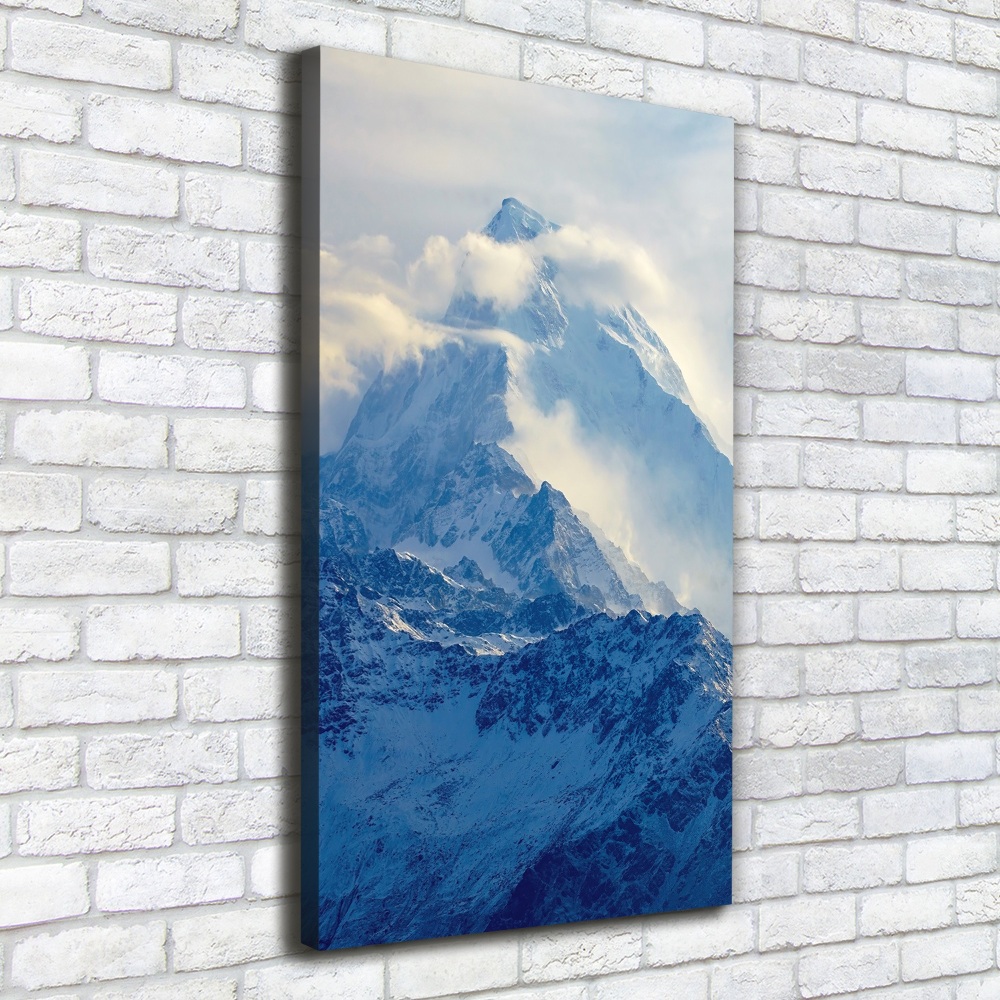 Canvas wall art Top of the mountain