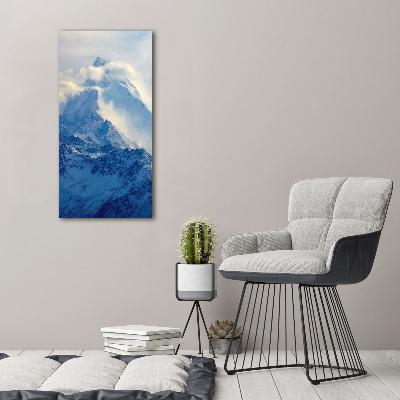 Canvas wall art Top of the mountain