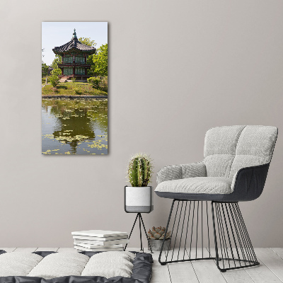 Wall art canvas large Japanese park