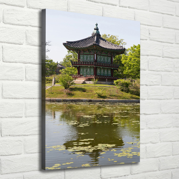 Wall art canvas large Japanese park