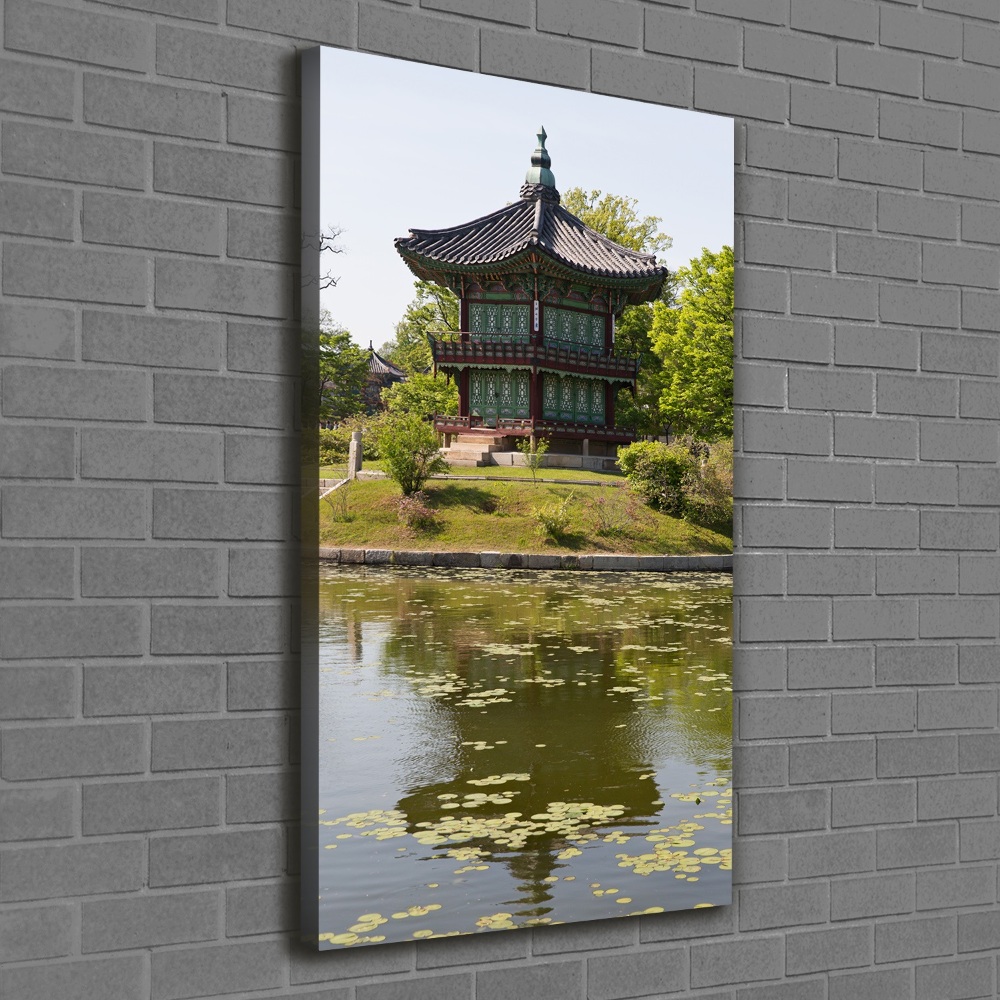 Wall art canvas large Japanese park