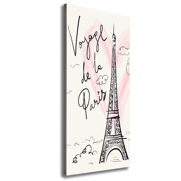 Canvas print Eiffel Paris tower