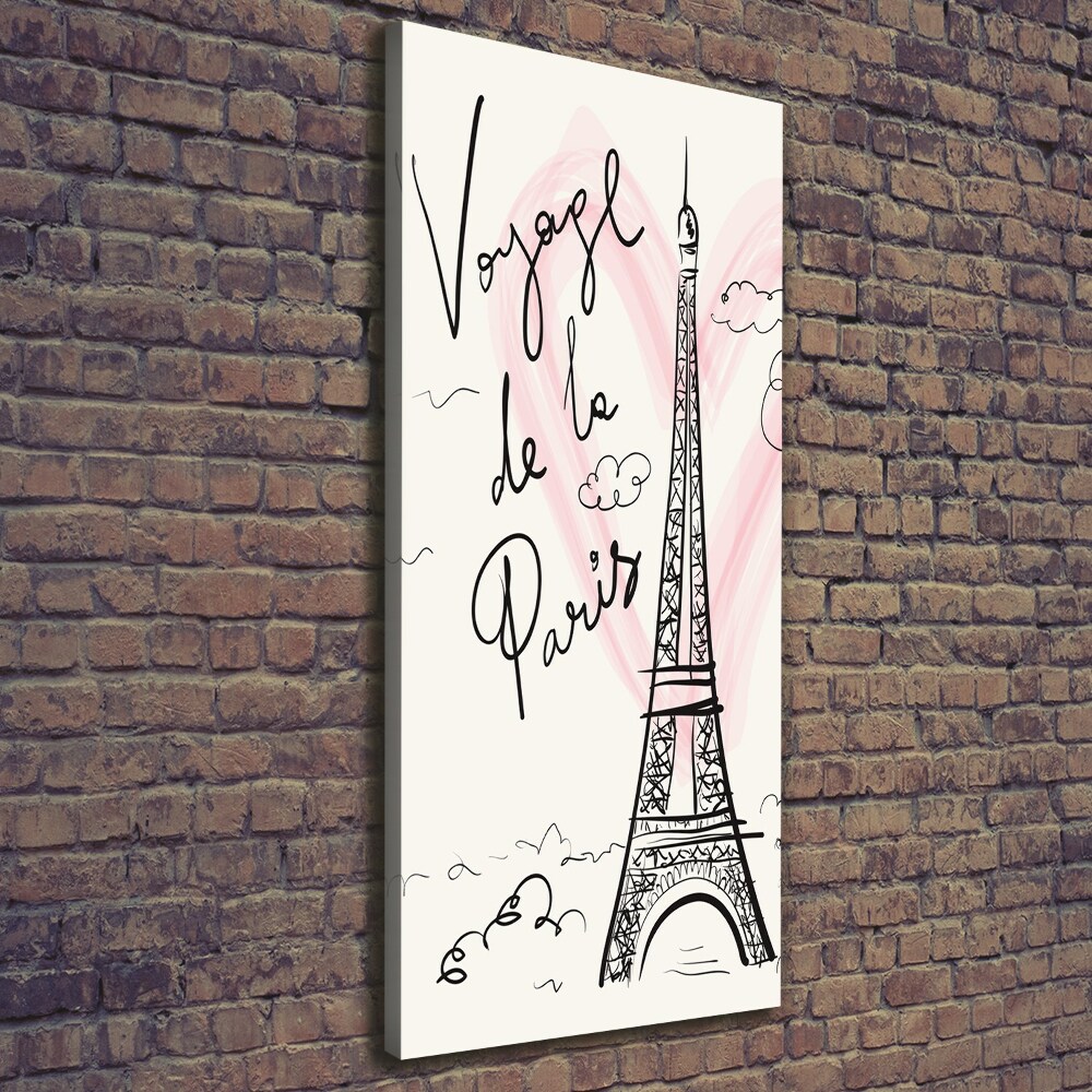 Canvas print Eiffel Paris tower