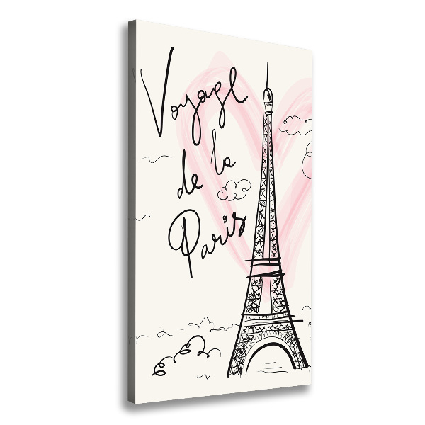 Canvas print Eiffel Paris tower