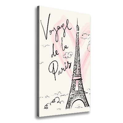 Canvas print Eiffel Paris tower