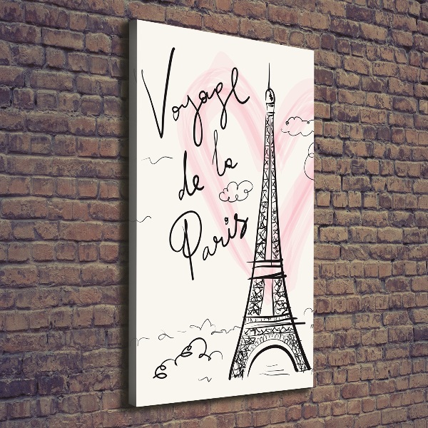 Canvas print Eiffel Paris tower