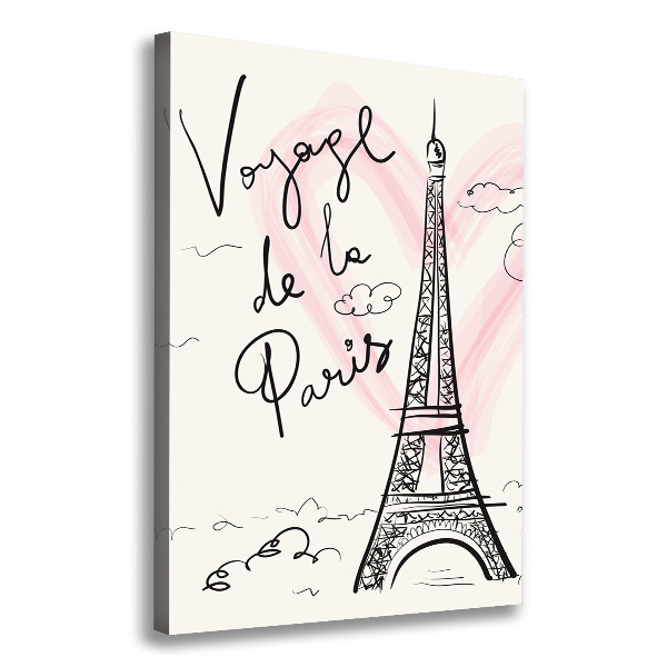 Canvas print Eiffel Paris tower