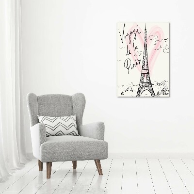 Canvas print Eiffel Paris tower