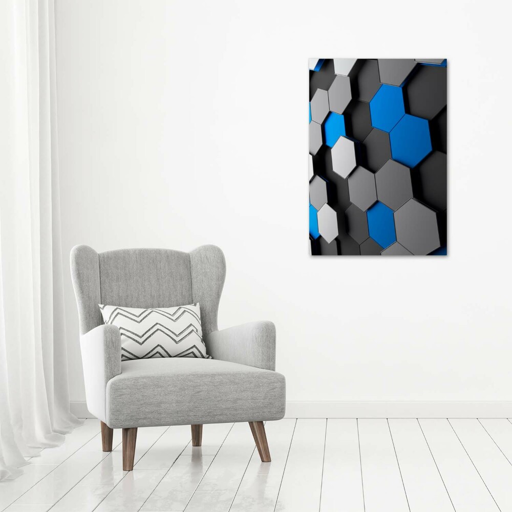 Canvas wall art 3D abstraction