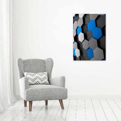 Canvas wall art 3D abstraction