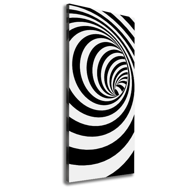 Canvas wall art Striped spiral