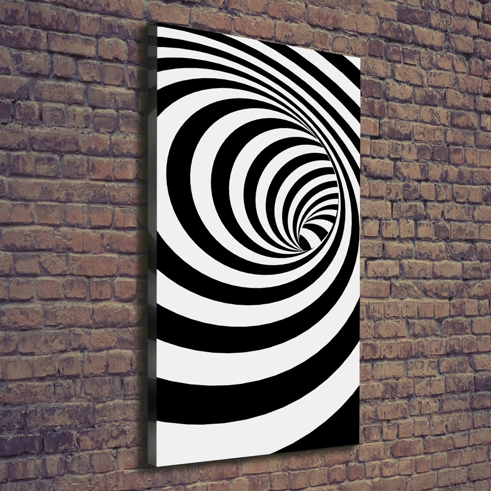 Canvas wall art Striped spiral