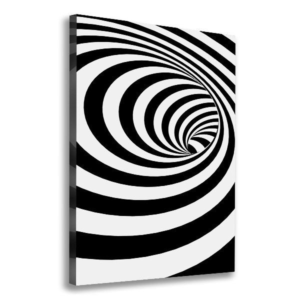 Canvas wall art Striped spiral