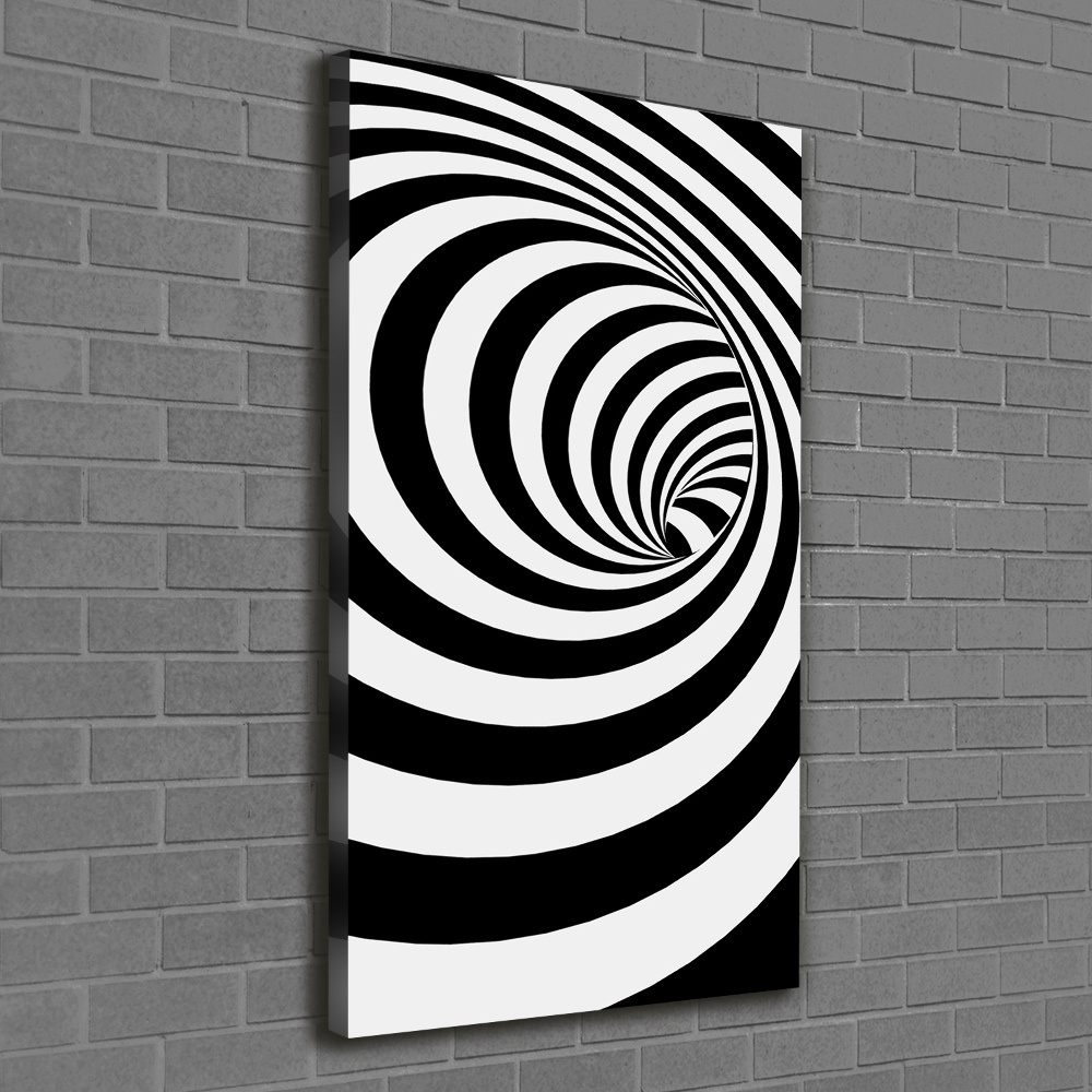 Canvas wall art Striped spiral