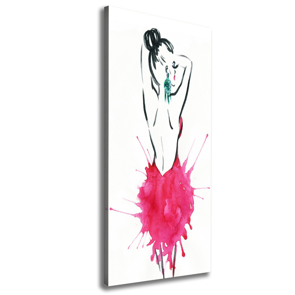 Canvas wall art Fashion illustration