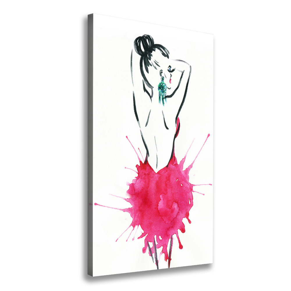 Canvas wall art Fashion illustration