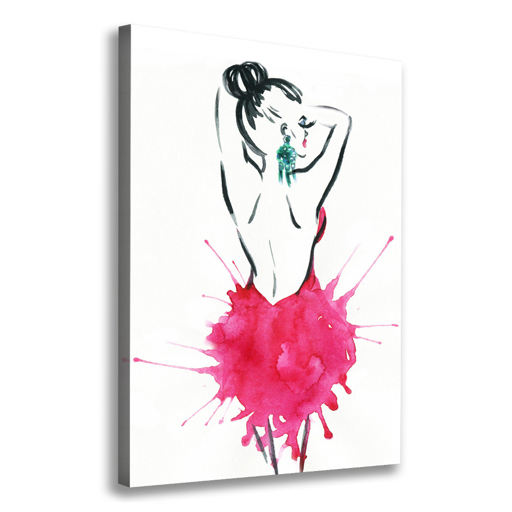 Canvas wall art Fashion illustration