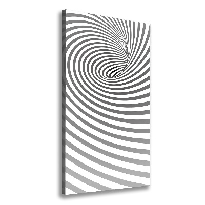 Canvas wall art Striped spiral