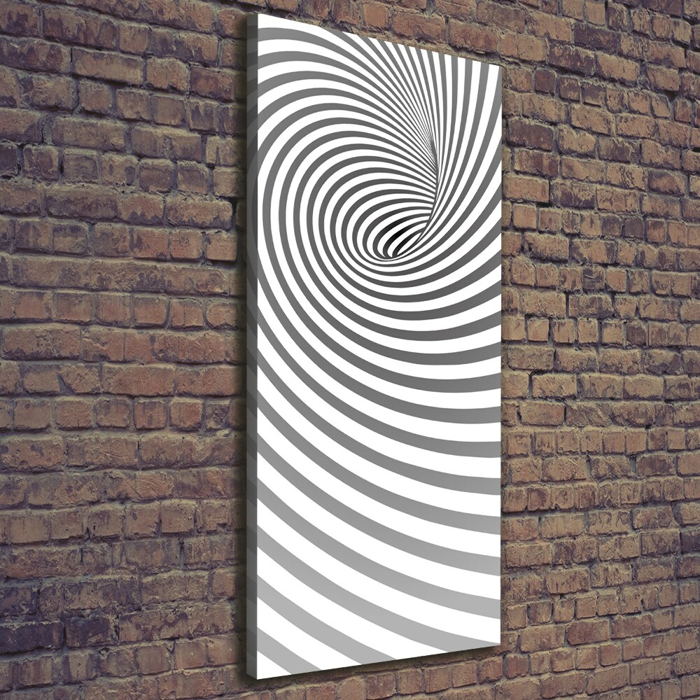 Canvas wall art Striped spiral