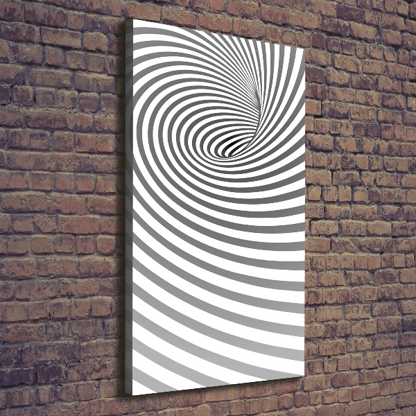 Canvas wall art Striped spiral