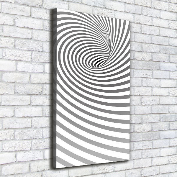 Canvas wall art Striped spiral