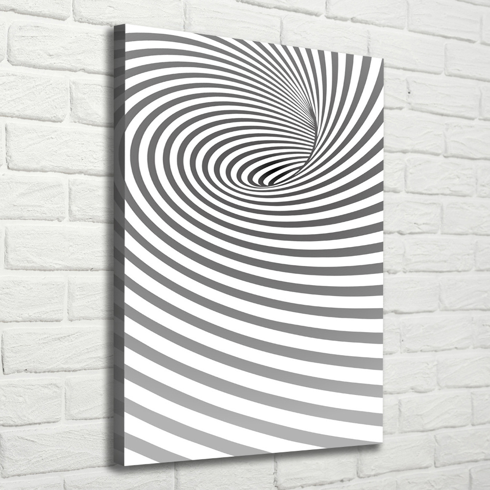 Canvas wall art Striped spiral