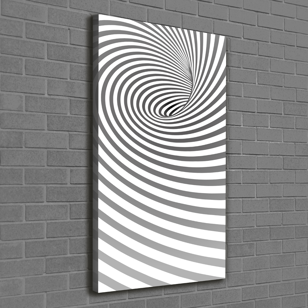 Canvas wall art Striped spiral